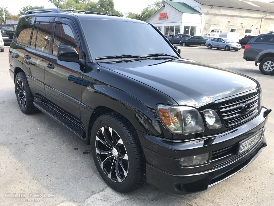 Lexus lx470 белый Tuning