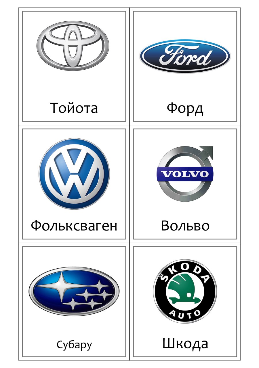 Все знаки машин