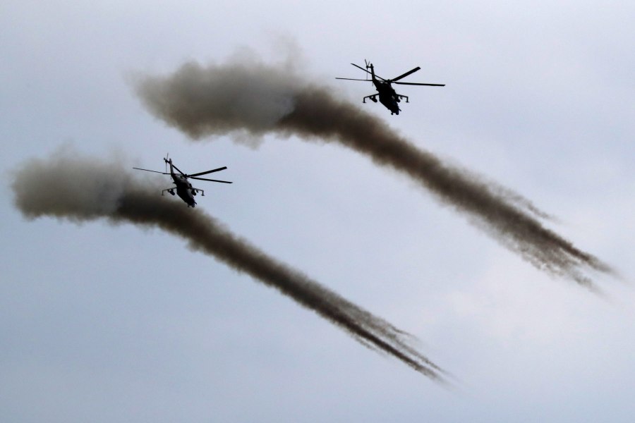 Ми-28 вертолёт тепловые ловушки