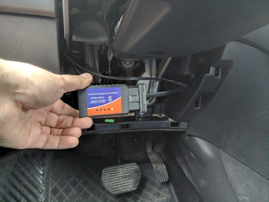 Разъём OBD Peugeot 308
