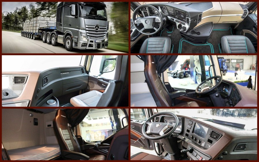 Новый КАМАЗ 54901 кабина внутри