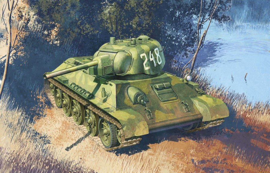 Танк т 34 76 1942