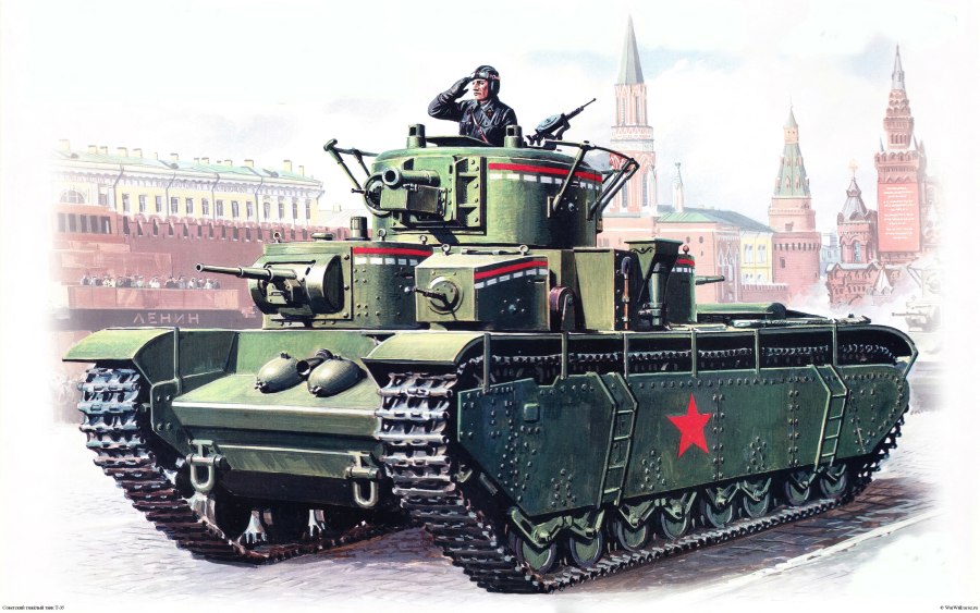 Пятибашенный тяжелый танк т- 35