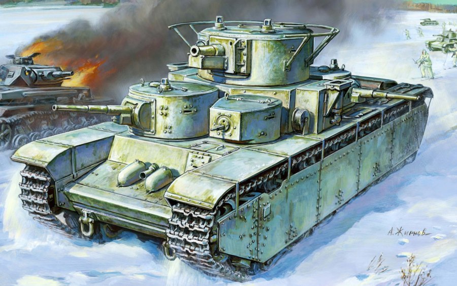 Т35 танке