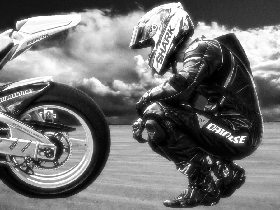 Шлем черный Влад 1000rr