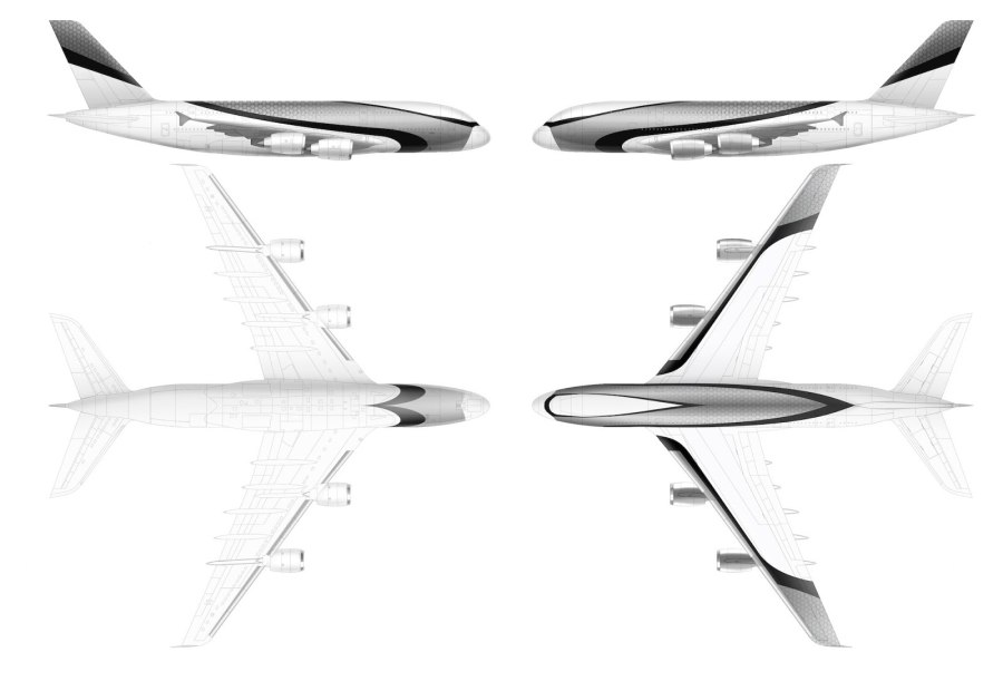 Airbus a340 салон