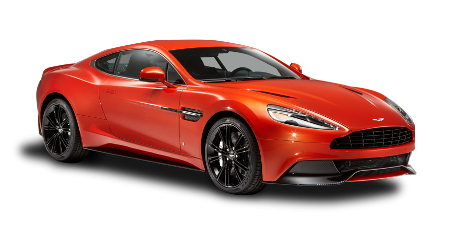 Aston Martin Vanquish красный
