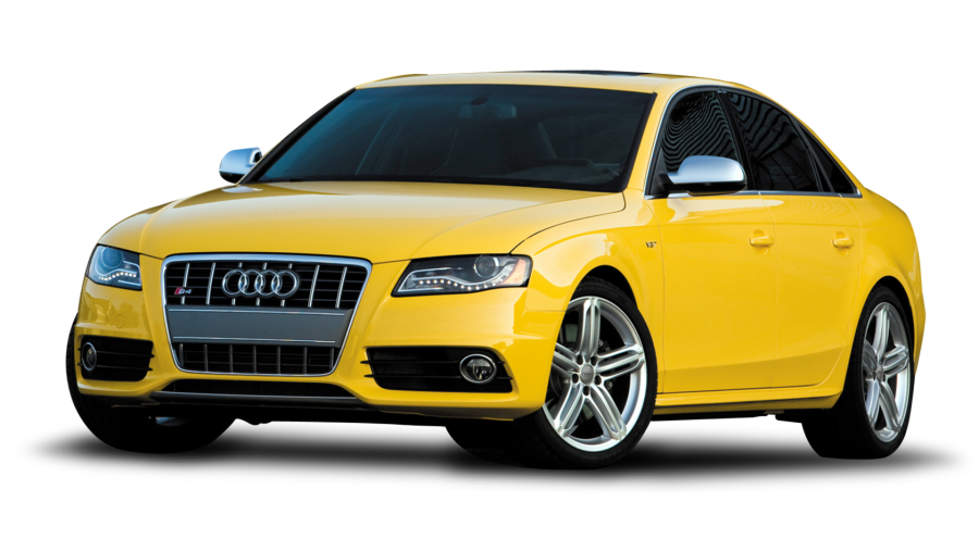 Желтая Audi s4 2022