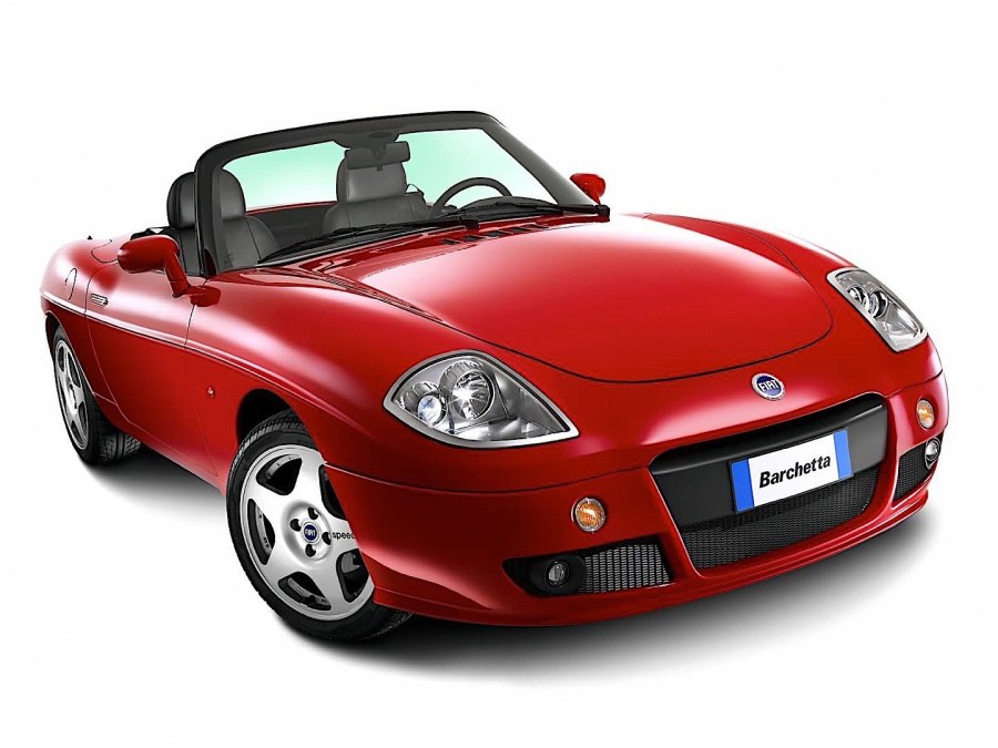 Fiat Barchetta i (1995-2005) на белом фоне