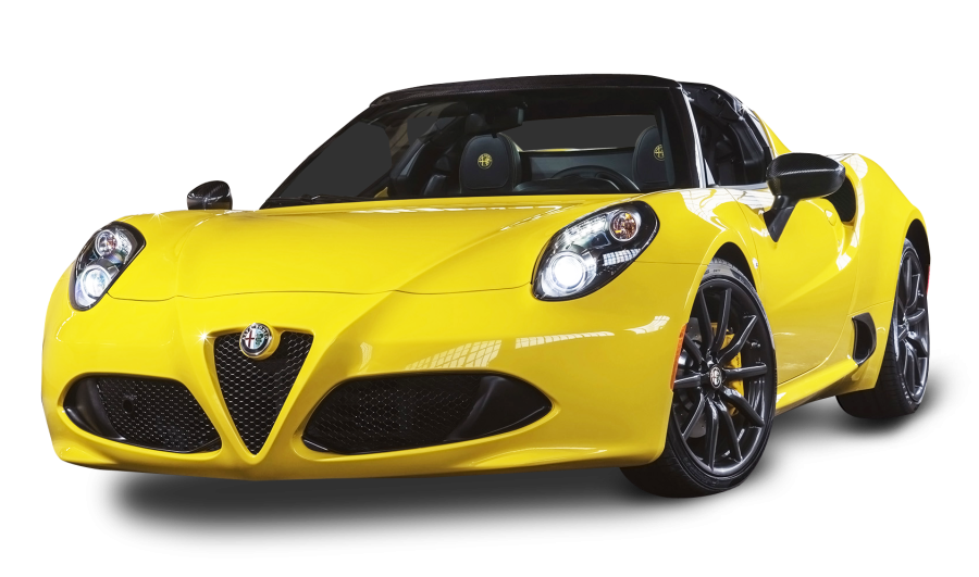 Alfa Romeo 4c Yellow