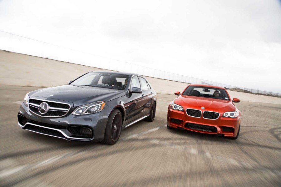 BMW m5 vs Mercedes e63 AMG