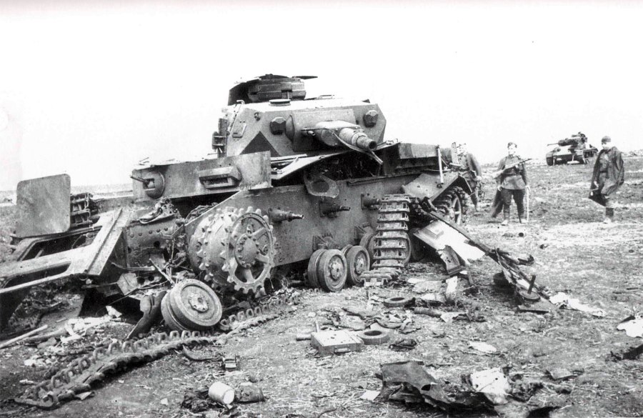 Подбитые немецкие танки июнь 1941