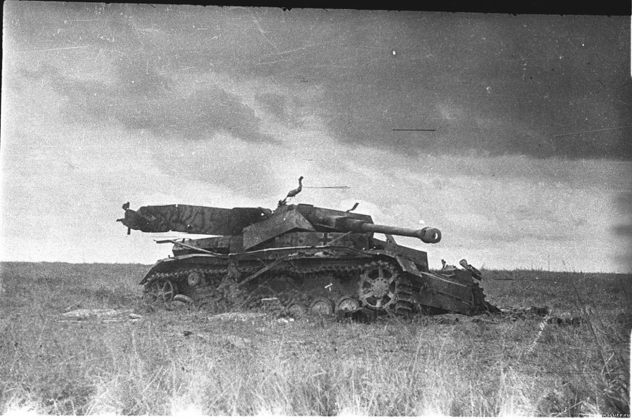Подбитый Jagdpanzer IV