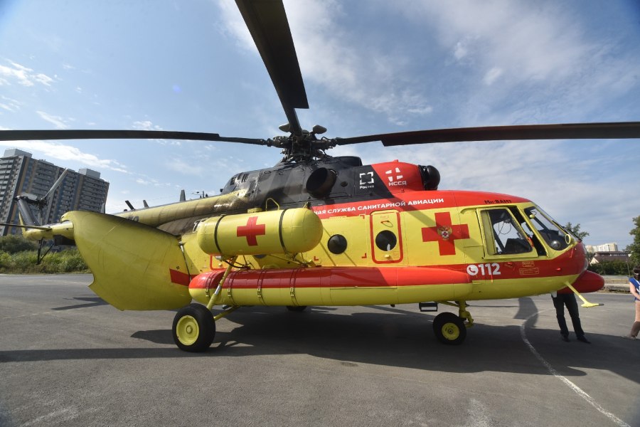 Вертолет ми-8 санавиации
