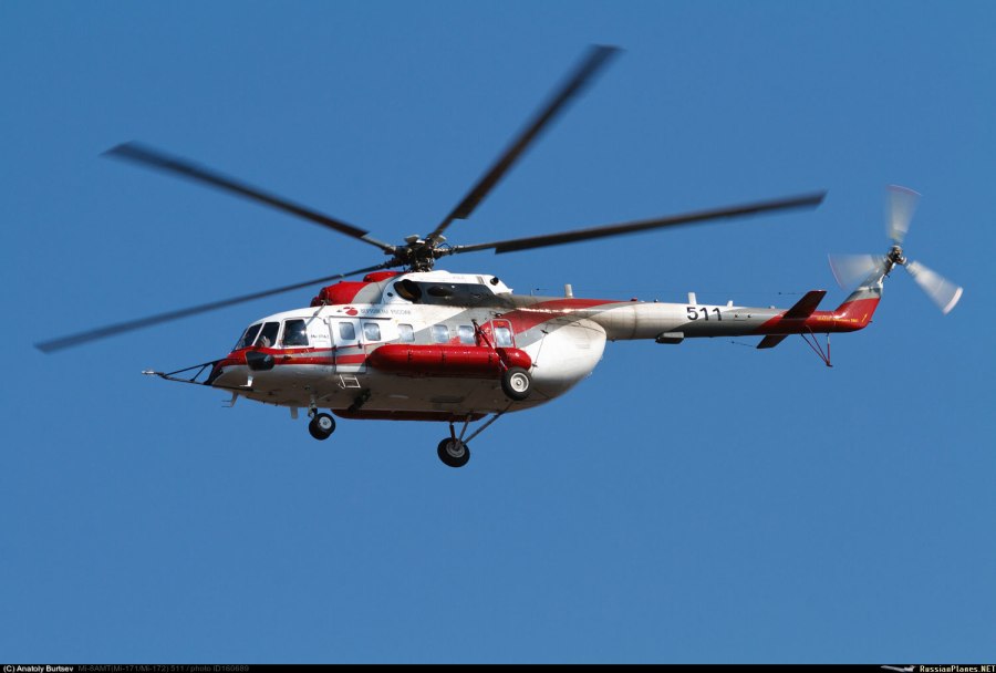 Вертолёт Eurocopter as-355 с камерой