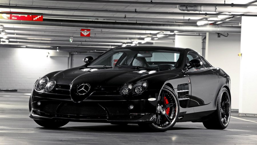 Mercedes SLR MCLAREN черный