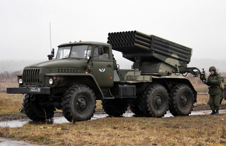 Система залпового огня БМ-21 град