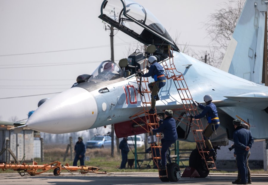 Су-30см в Крыму