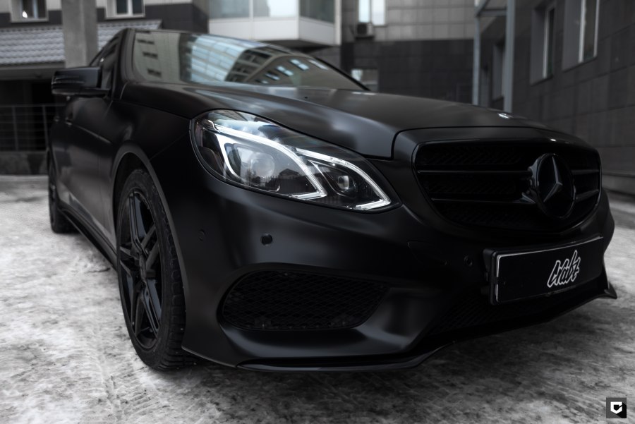 Черный сатин Mercedes w212