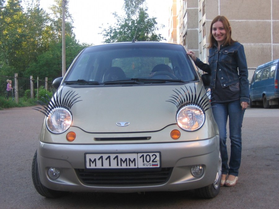 Matiz Daewoo розовый цвет
