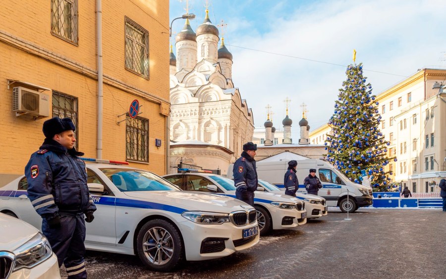 BMW x7 полиция Москвы