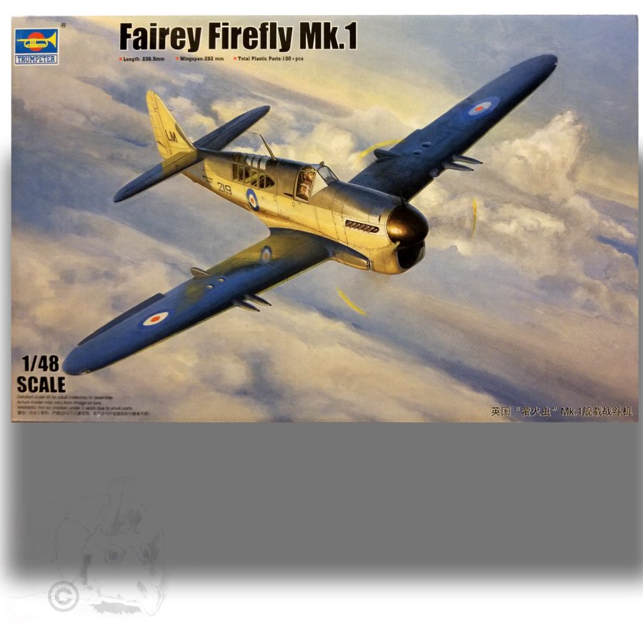 Fairey Firefly 1 48 Trumpeter коробка