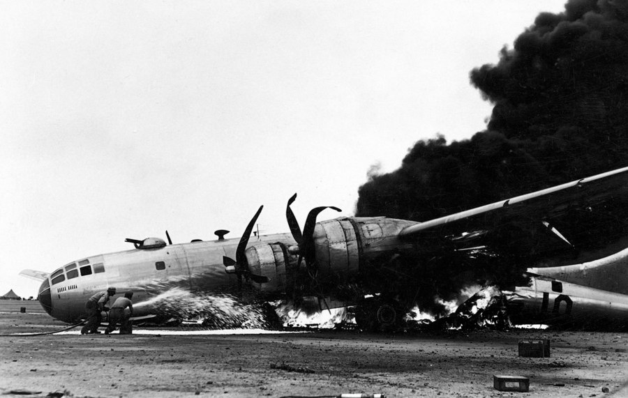 США бомбардировщик б-29 вторая мировая война