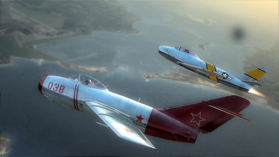 F86 Sabre vs mig-15