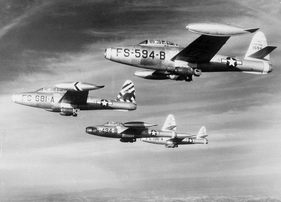 F-84 тандерджет в Корее