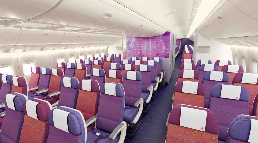Тайские авиалинии Боинг 777 салон