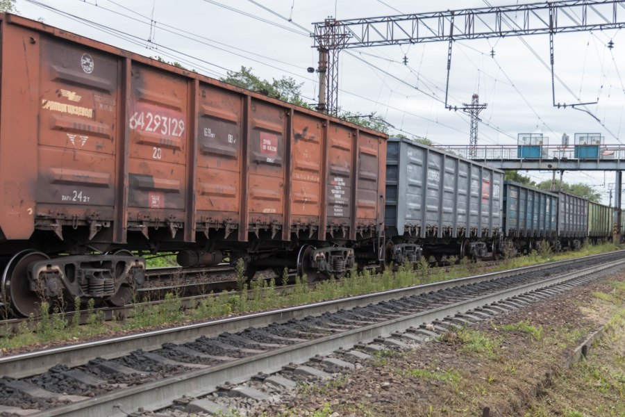 Товарняк 440 вагонов