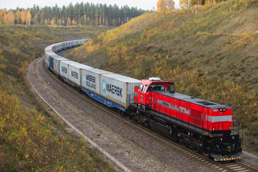 Китайский тепловоз df88 в Эстонии