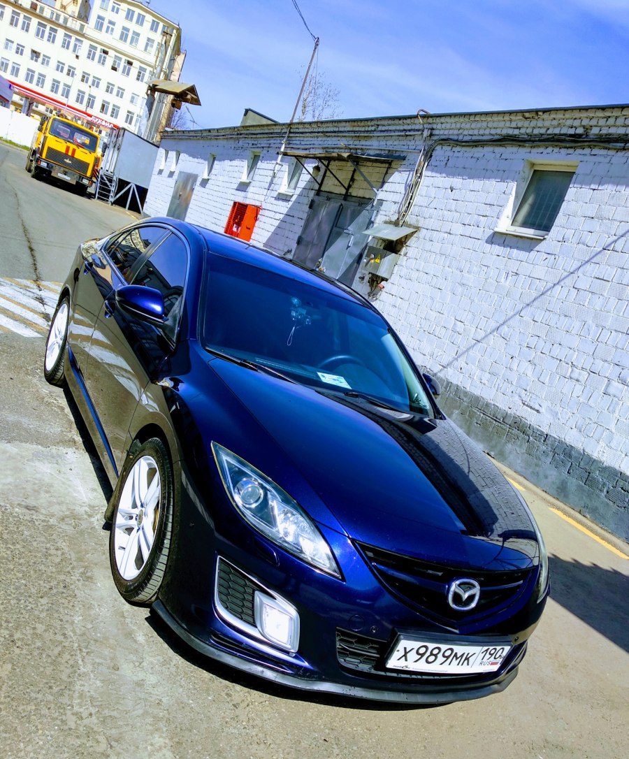 Mazda 6 2007 синяя