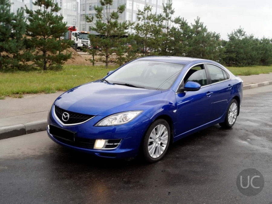 Мазда 6 GH темно синяя