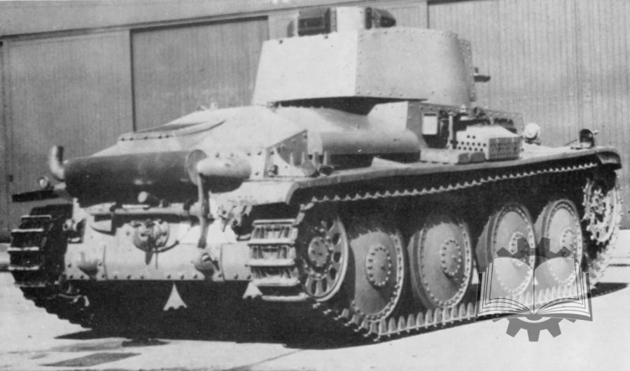 Интерьер танк lt vz 38
