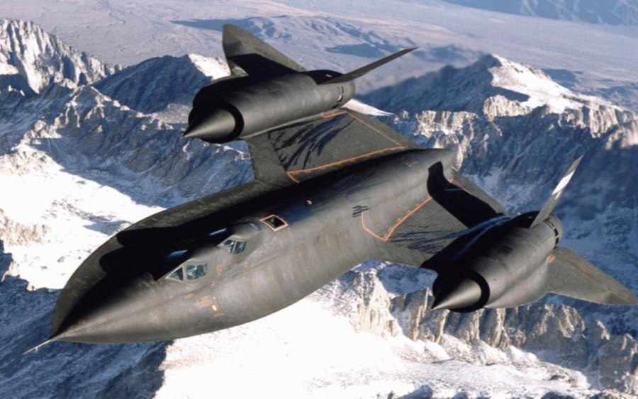 SR-71 Blackbird черный Дрозд