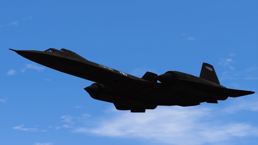 Самолет-разведчик SR-71 Blackbird