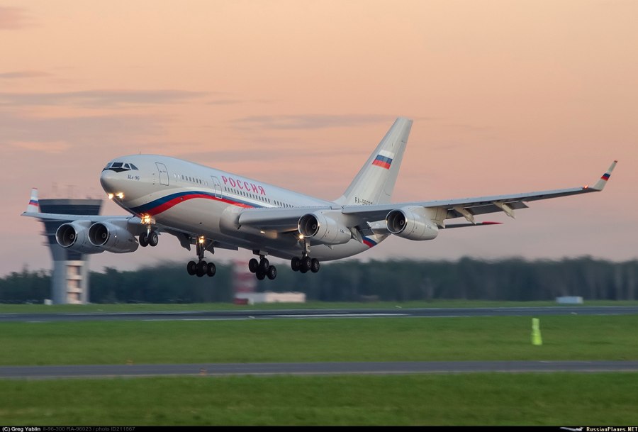 Ил-96 салон президента