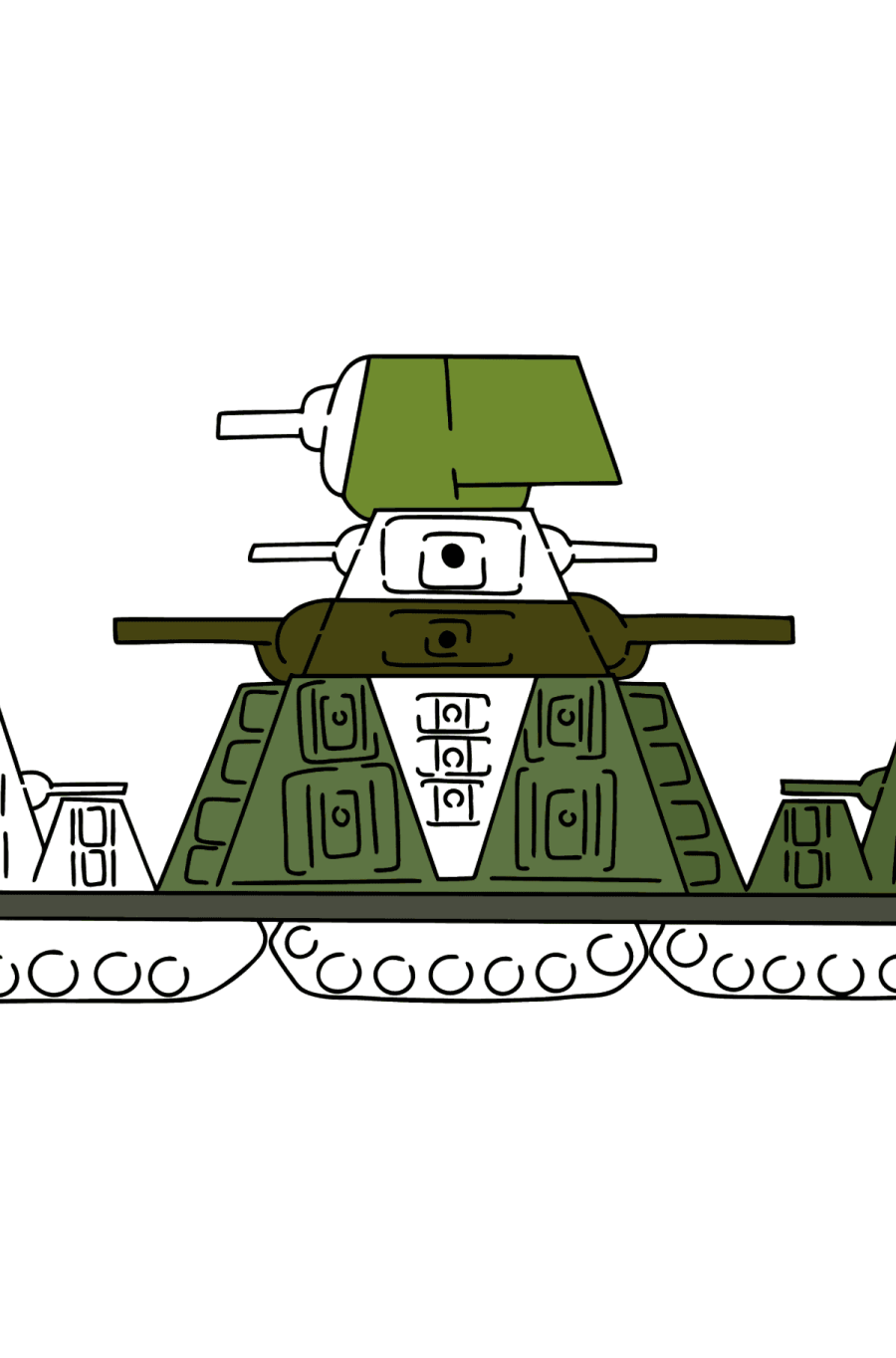 Раскраски танки кв 44