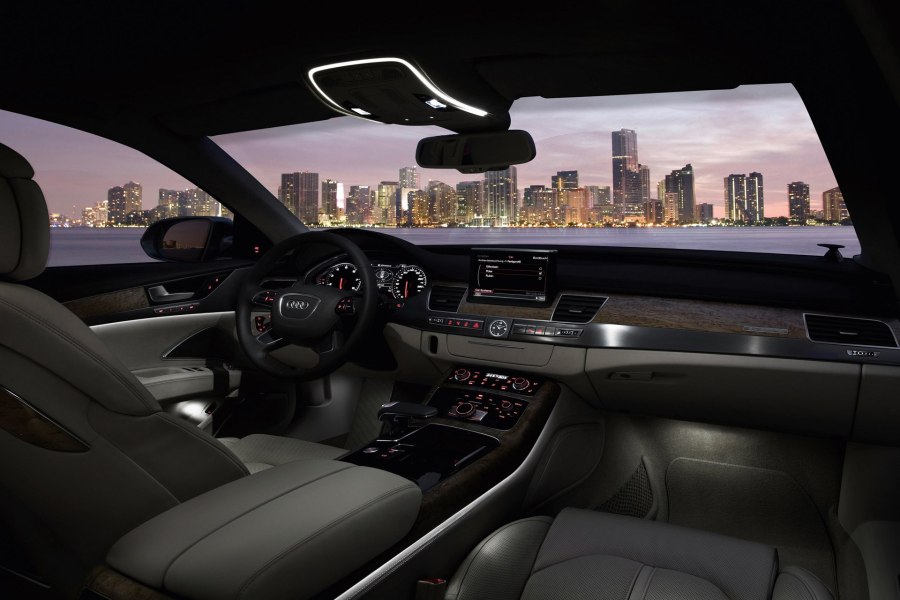 Audi a6 c8 контурная подсветка