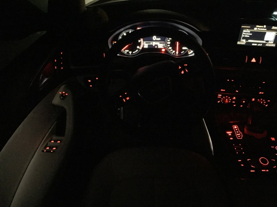 Ночной салон Audi a6 c6
