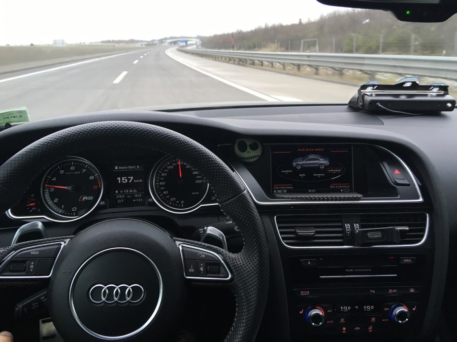 Audi а6 рулём ночью