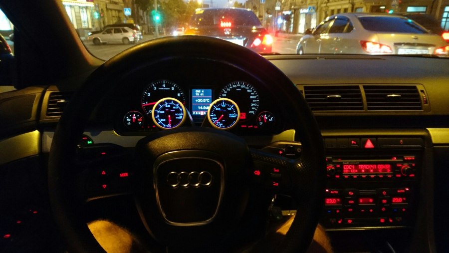 Ауди а6 2000 салон ночью
