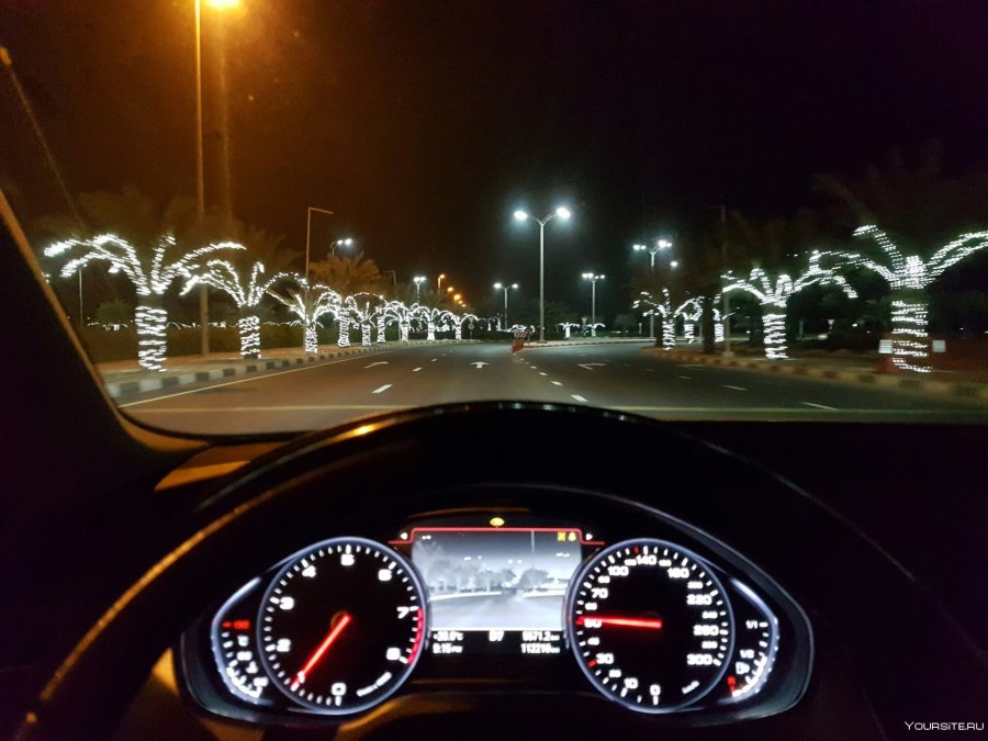 Ночные покатушки на Audi a6