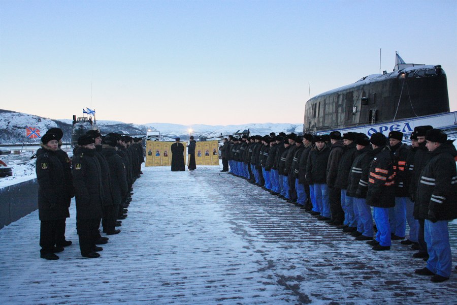К-22 подводная лодка Видяево экипаж