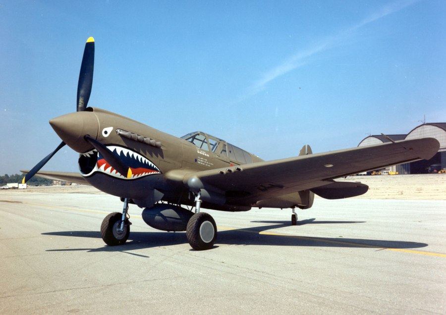 Истребитель США Curtiss p 40