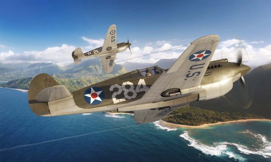 Самолет p-40m/n "Warhawk"