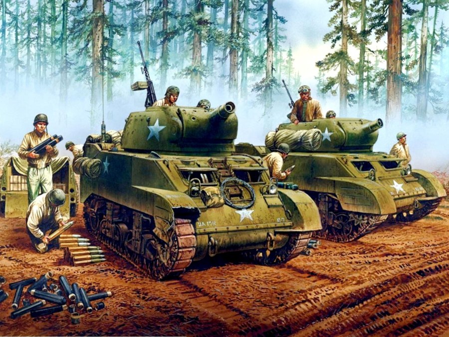 Танки и солдаты