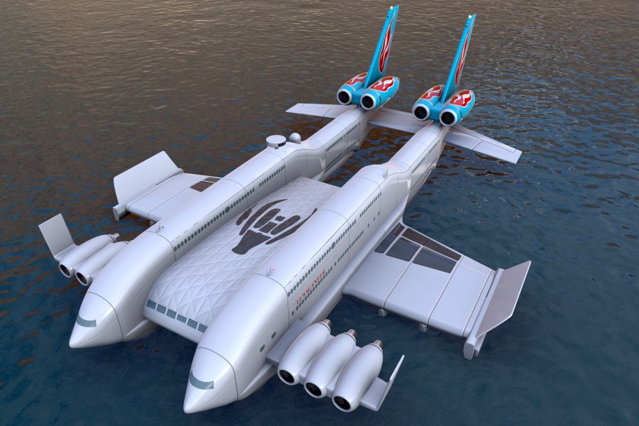 Экраноплан Лунь Дербент 2020
