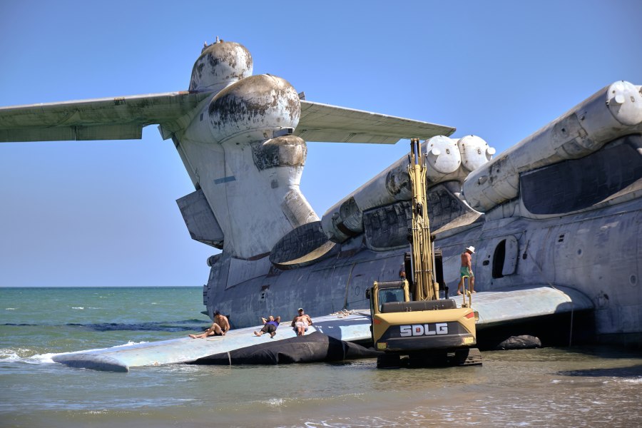 Экраноплан Каспийский монстр